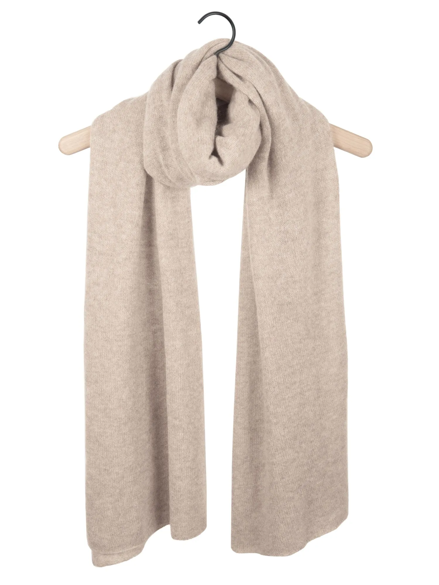 Airy cashmere scarf "Flow" - toast