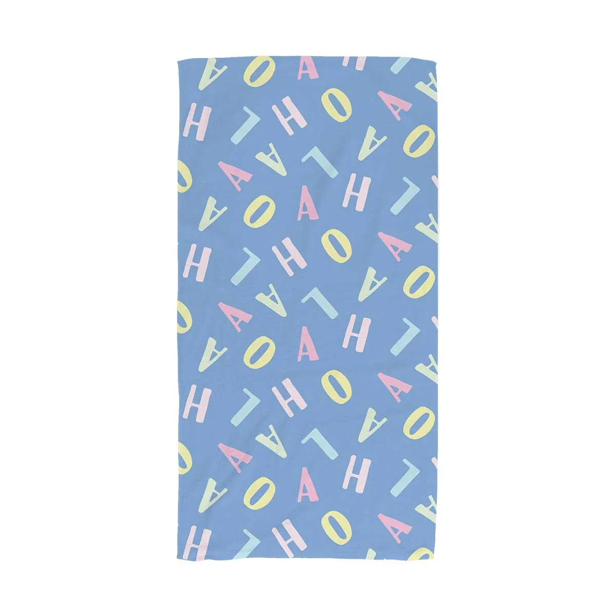 Aloha Letters Beach Towel