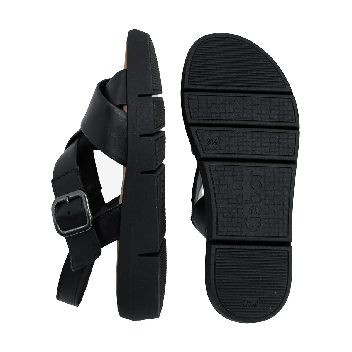 Andrea Black Soft Sandals