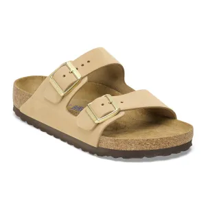 Birkenstock Arizona Soft Footbed Nubuck Leather Sandal