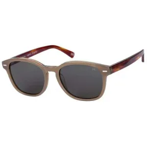 Botaniq Vintage Distinct Square Sunglasses - Brown/Brown Tort