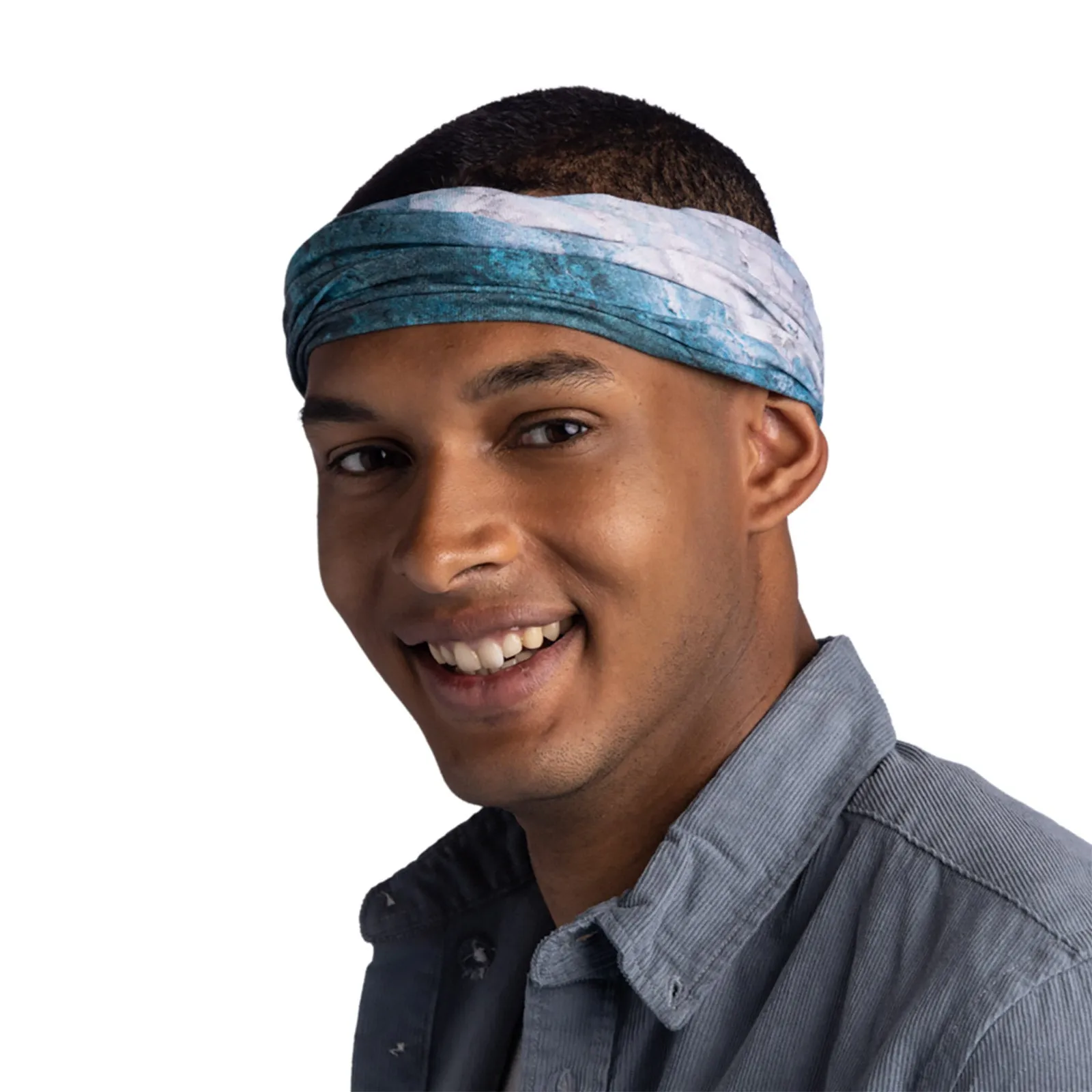 Buff Unisex CoolNet UV UPF 50 Neckwear Tubular Bandanna Scarf - Blue Surfrider