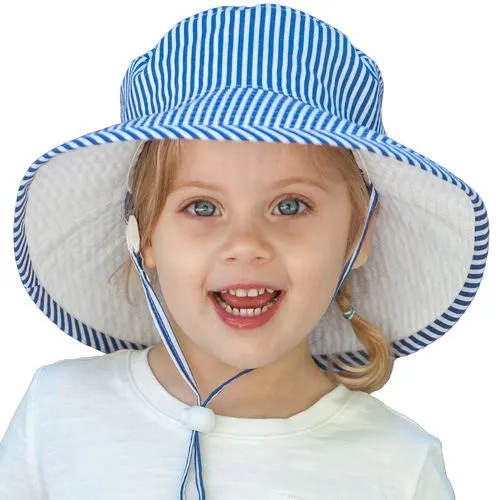 Child Sun Protection Sunbaby Hat-Cotton Prints