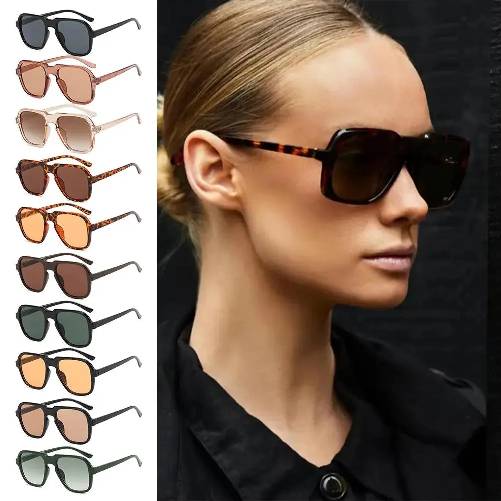 Classic Vintage Sunglasses for Women and Men Clear Ocean Gradient Lens Sun Glasses Shades Trendy Beach Sunnies Summer Eyewear