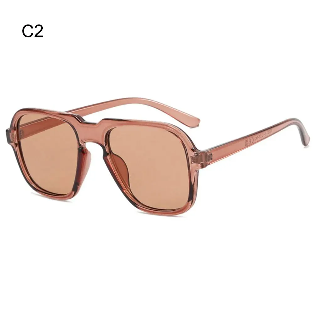 Classic Vintage Sunglasses for Women and Men Clear Ocean Gradient Lens Sun Glasses Shades Trendy Beach Sunnies Summer Eyewear