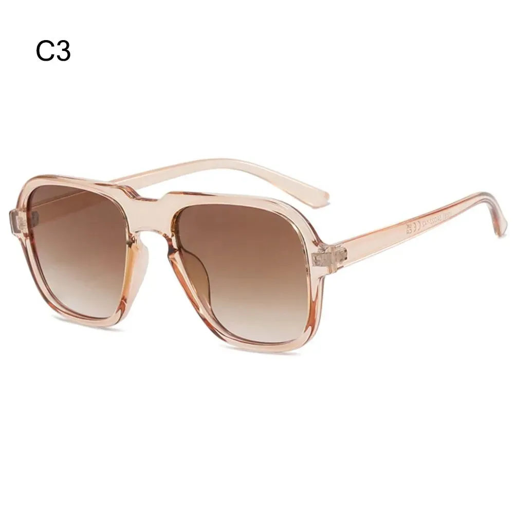 Classic Vintage Sunglasses for Women and Men Clear Ocean Gradient Lens Sun Glasses Shades Trendy Beach Sunnies Summer Eyewear