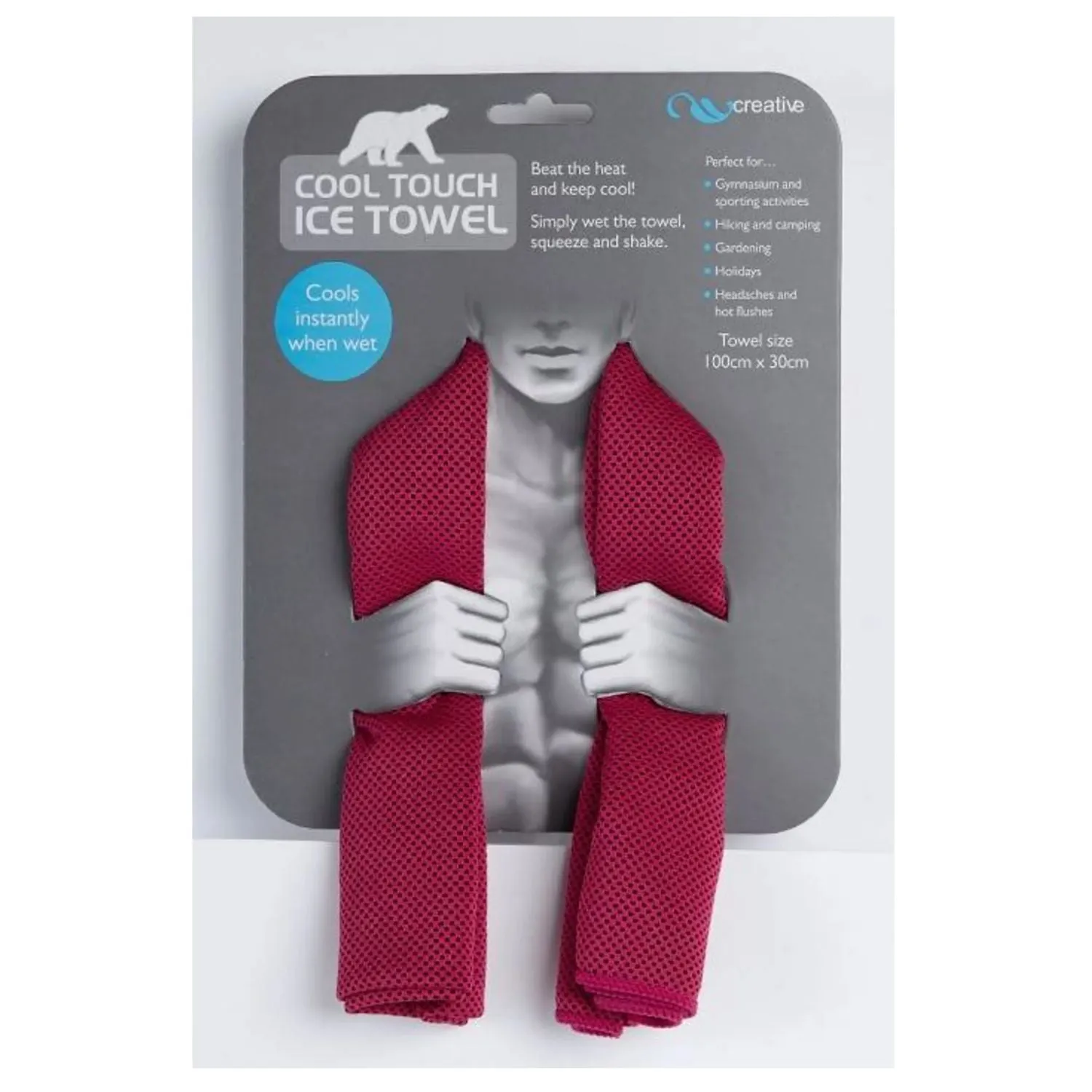 Creative Products Cool Touch Ice Towel (Choice of 5 Colours)