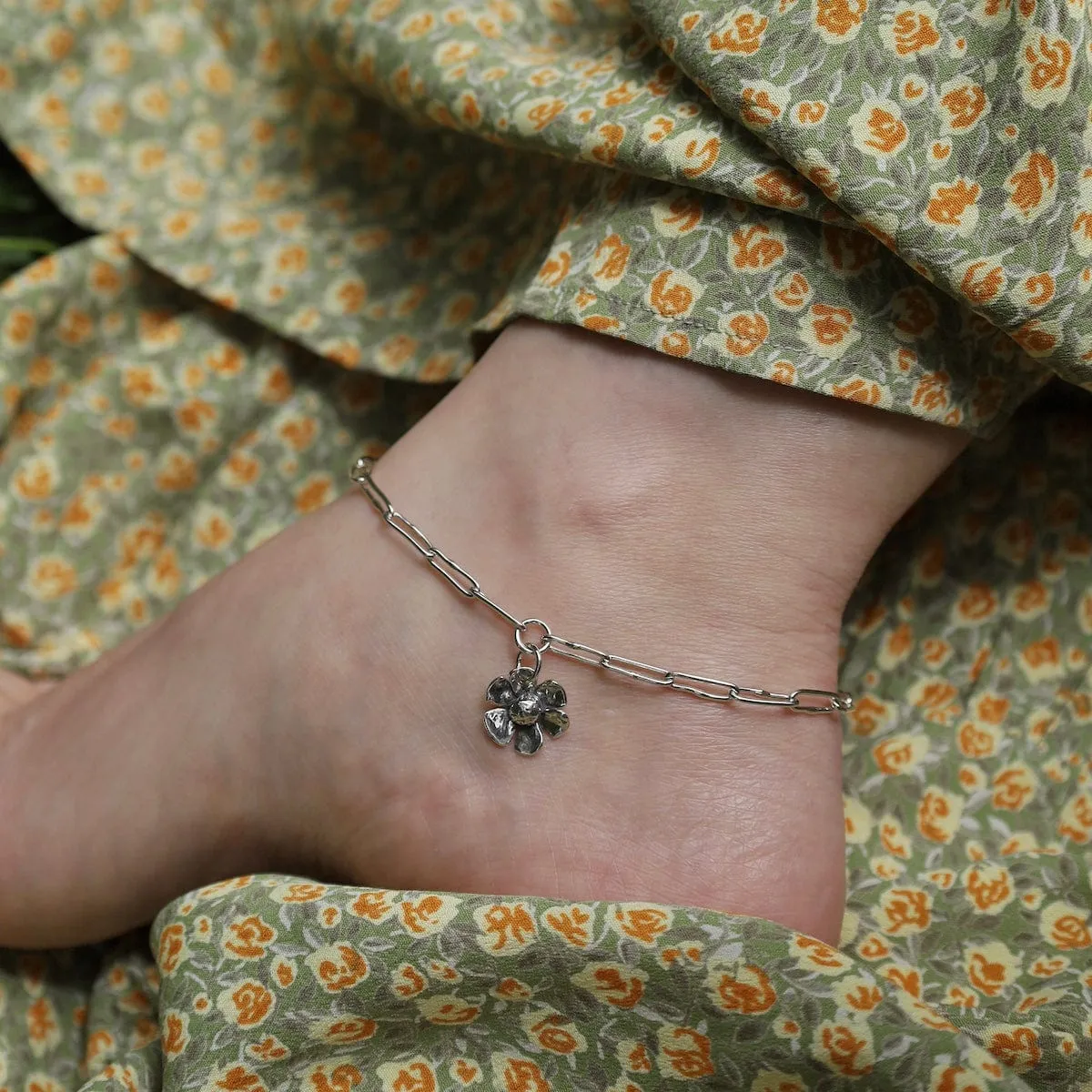 Daisy Charm Anklet