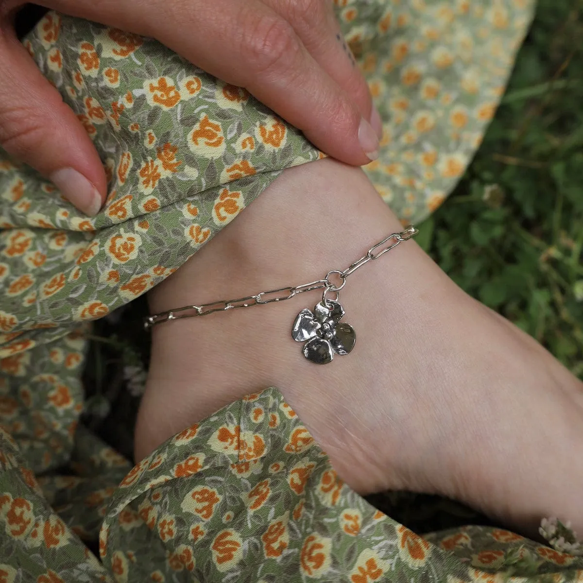 Dogwood Charm Anklet