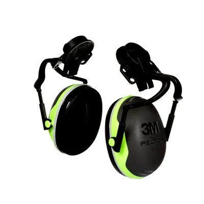 Earmuffs - 3M PELTOR X Series Earmuff, Full Brim Hard Hat Attached, Electrically Insulated, (Case of 10 pairs), X4P51E