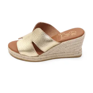 Elva Champagne Soft Wedge