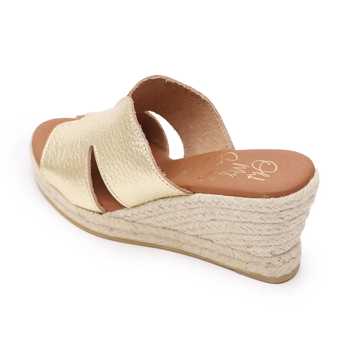 Elva Champagne Soft Wedge