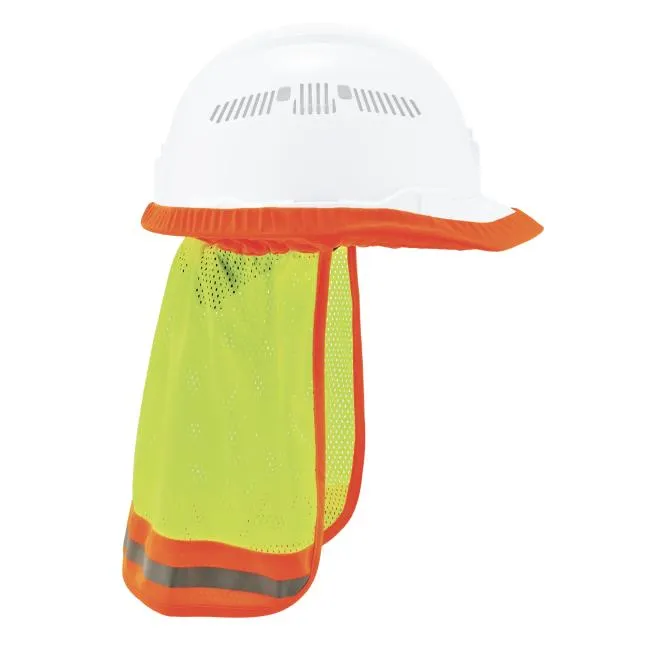 Ergodyne GloWear 8005 Hi-Vis Hard Hat Neck Shade - Lime