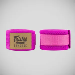 Fairtex HW4 Mesh Hand Wraps Pink