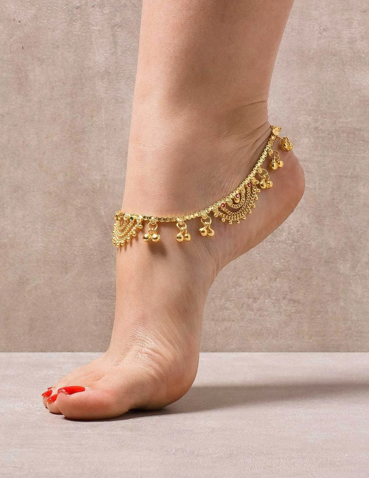 Golden Bells Anklet