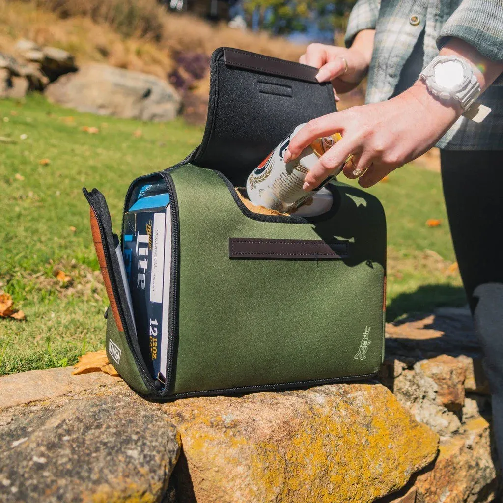 Green/Wood Grain 12-Pack Case Mate Tailgate Cooler