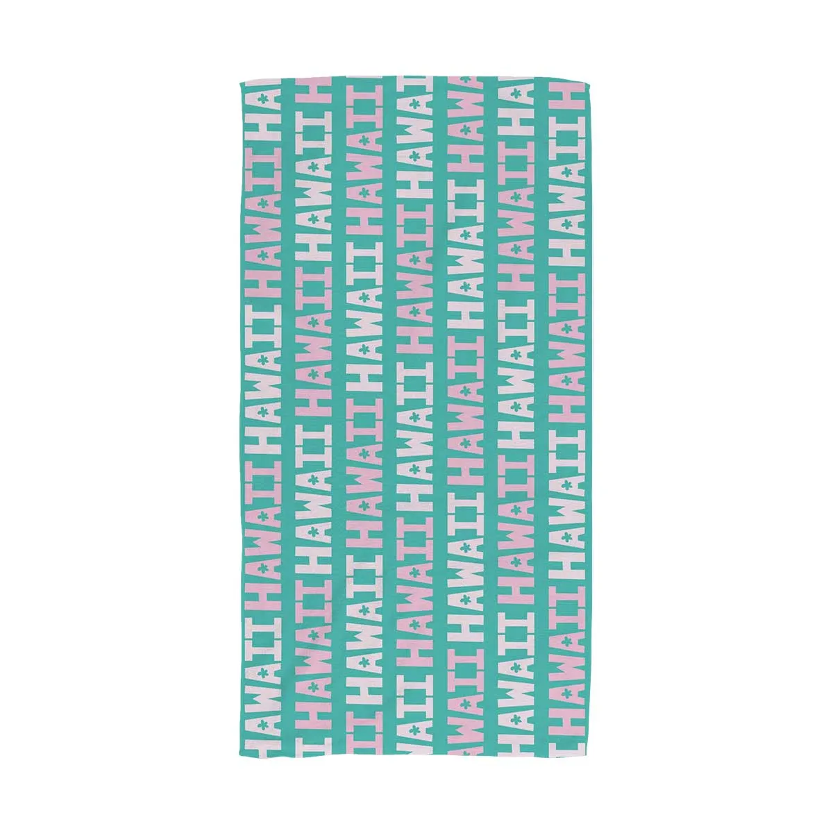 Hawaii Flower Cut Beach Towel