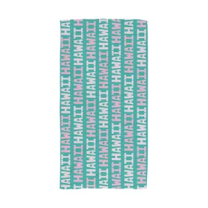 Hawaii Flower Cut Beach Towel