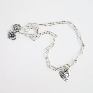 Heart Charm Anklet