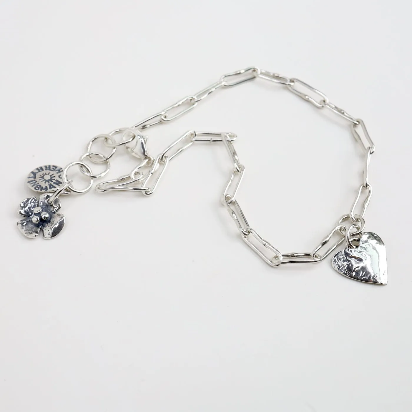 Heart Charm Anklet