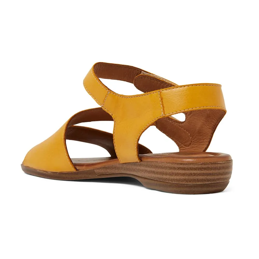 Kenya Sandal in Mustard Leather