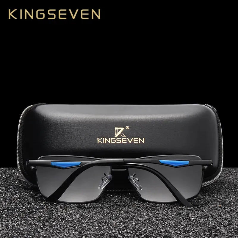 KINGSEVEN Brand Classic Square Polarized Sunglasses Men's Driving Male Sun Glasses Eyewear UV Blocking