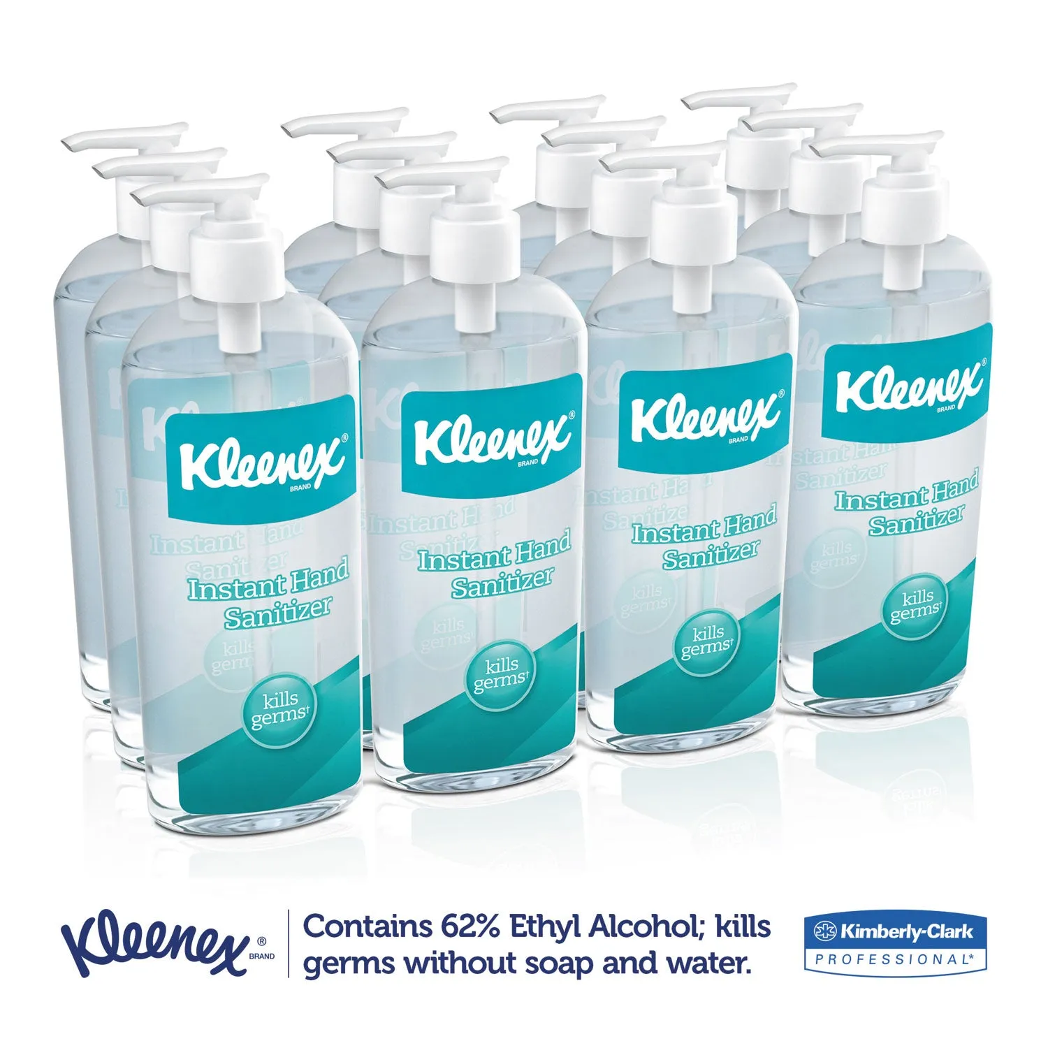 Kleenex Instant Hand Sanitizer, 8 Oz, Pump Bottle, Sweet Citrus, 12/Carton - KCC93060CT