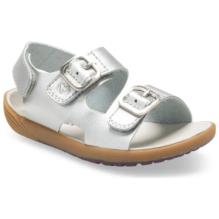 Merrell Silver Bare Steps Baby/Toddler Sandal