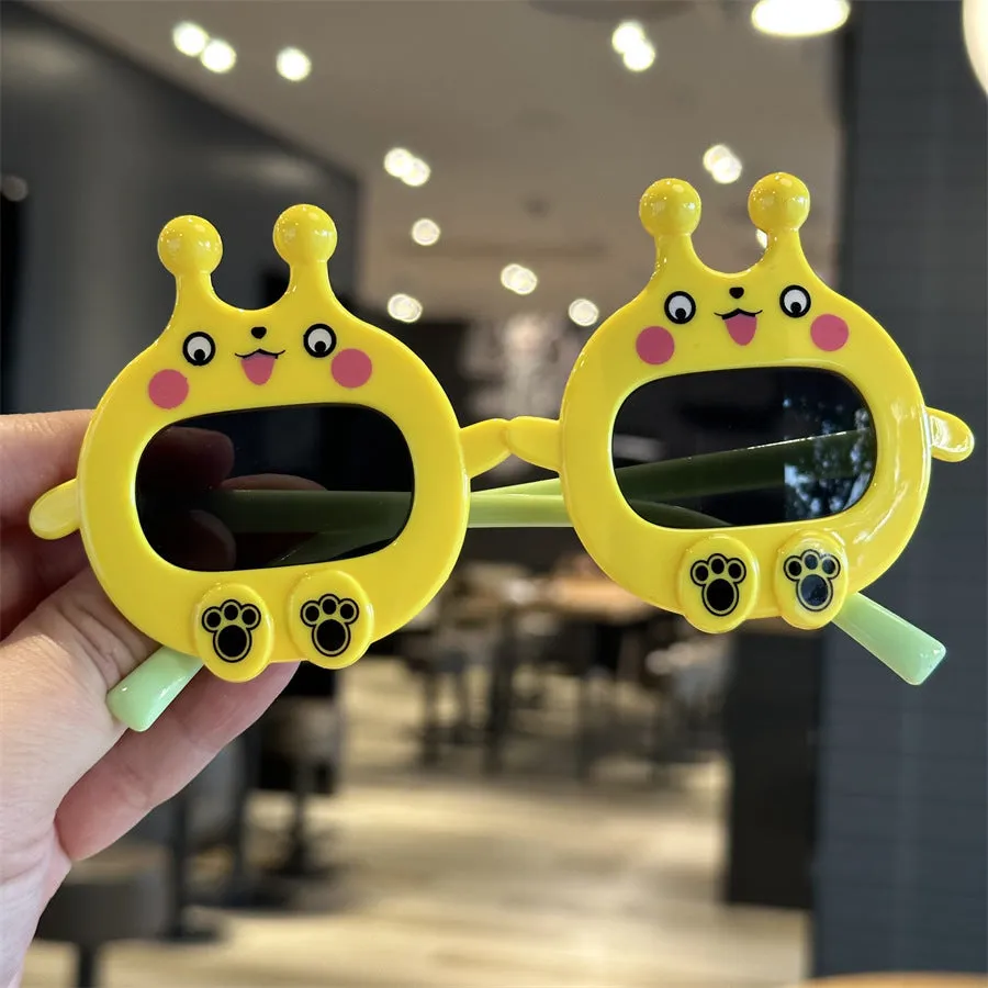 New Funny Children's Sunglasses Little Monster Cartoon Shape Glasses Kids Toys Photo Glasses Boys Hip-Hop Style