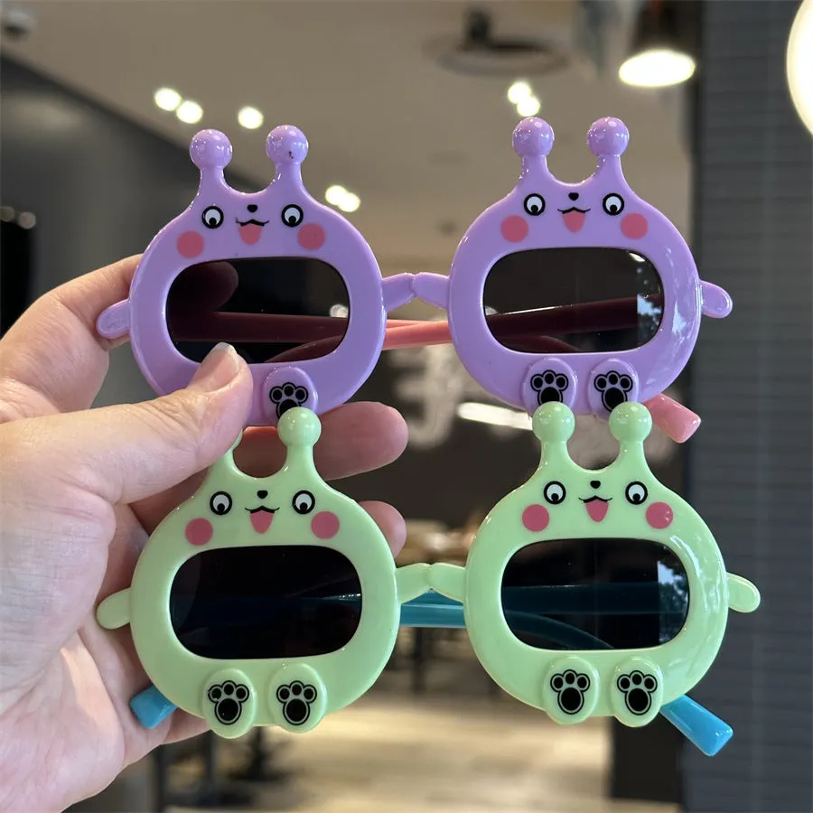 New Funny Children's Sunglasses Little Monster Cartoon Shape Glasses Kids Toys Photo Glasses Boys Hip-Hop Style