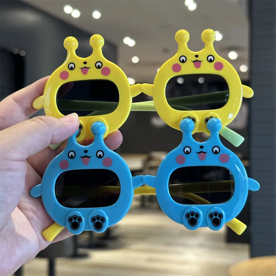 New Funny Children's Sunglasses Little Monster Cartoon Shape Glasses Kids Toys Photo Glasses Boys Hip-Hop Style