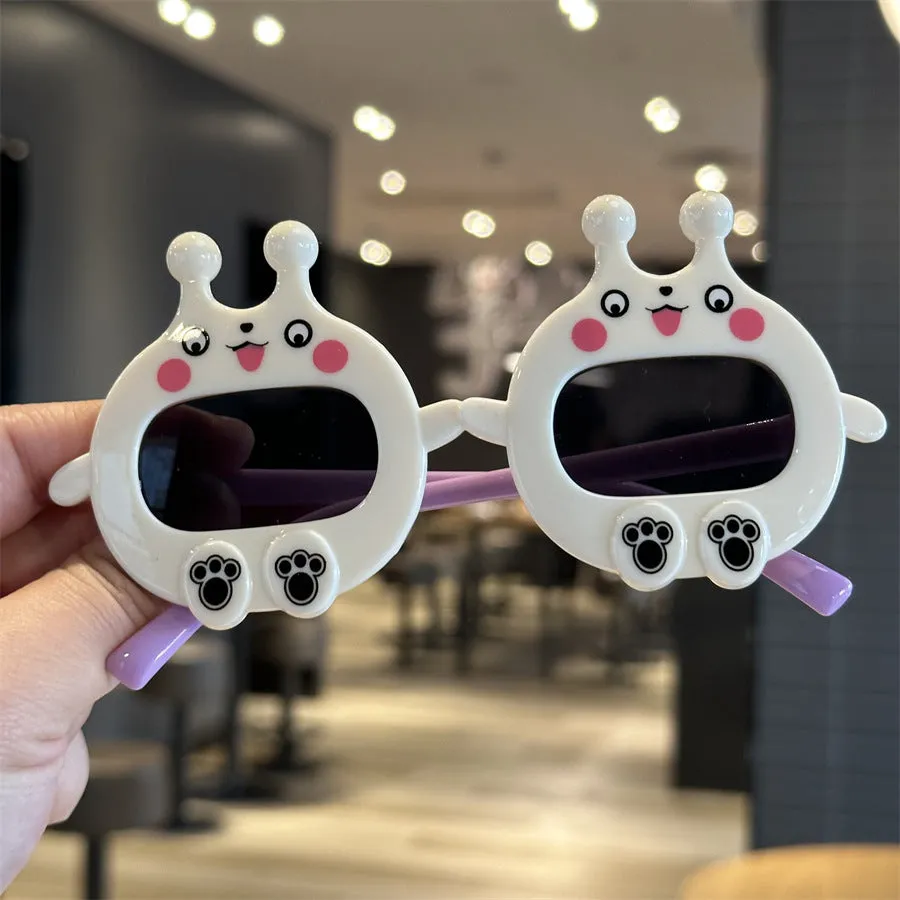 New Funny Children's Sunglasses Little Monster Cartoon Shape Glasses Kids Toys Photo Glasses Boys Hip-Hop Style