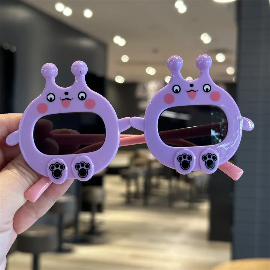 New Funny Children's Sunglasses Little Monster Cartoon Shape Glasses Kids Toys Photo Glasses Boys Hip-Hop Style