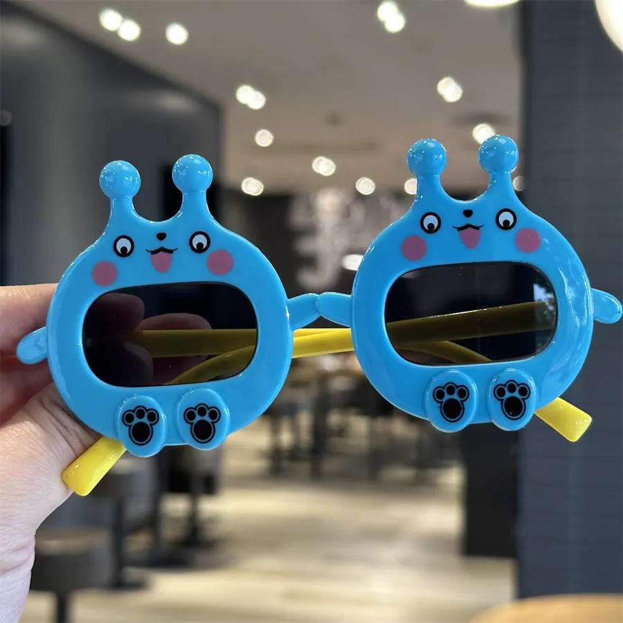 New Funny Children's Sunglasses Little Monster Cartoon Shape Glasses Kids Toys Photo Glasses Boys Hip-Hop Style