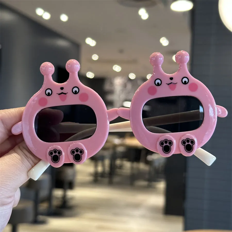 New Funny Children's Sunglasses Little Monster Cartoon Shape Glasses Kids Toys Photo Glasses Boys Hip-Hop Style