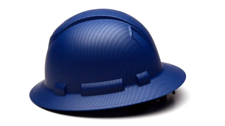 Pyramex Blue Graphite Ridgeline Full Brim Hard Hat HP54122