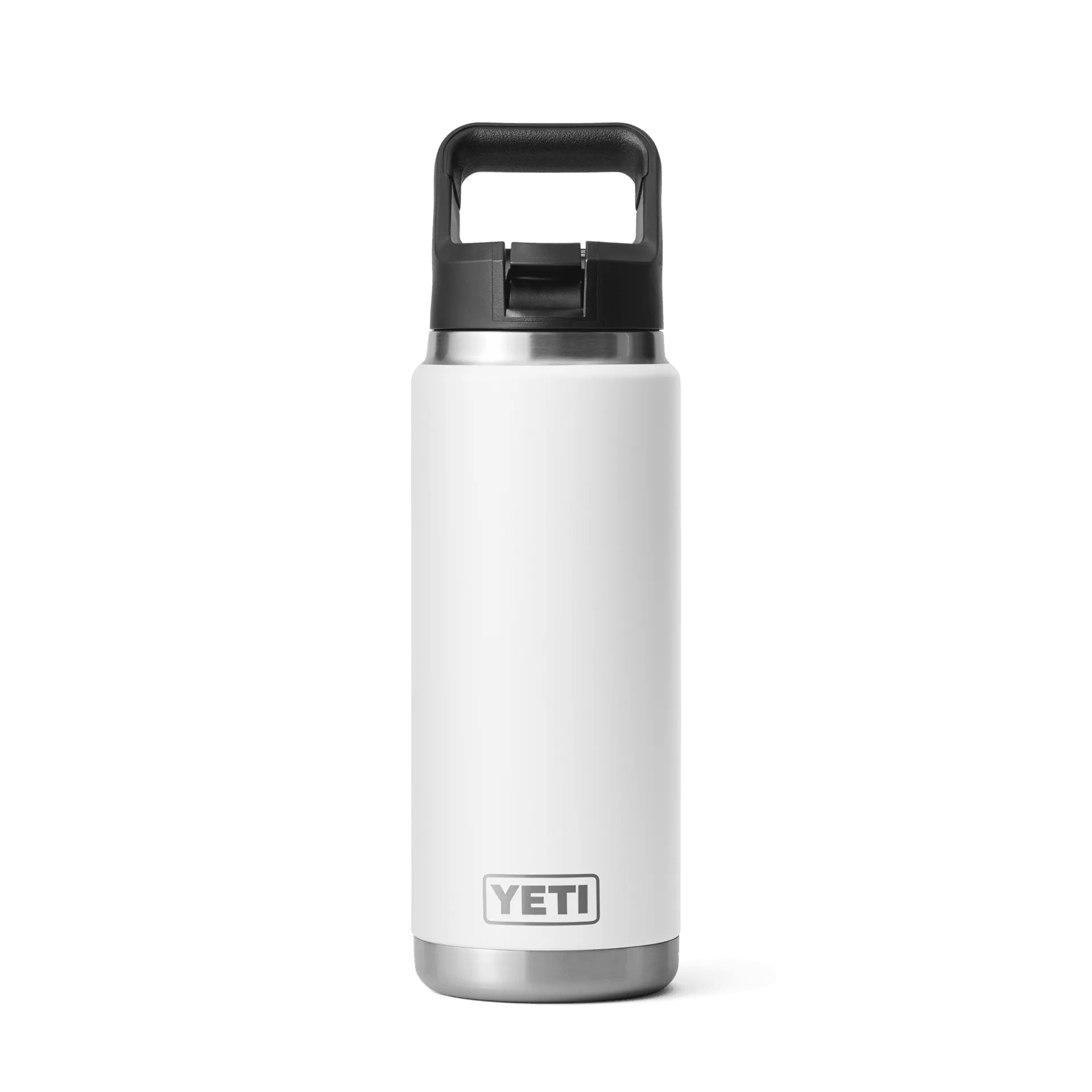 Rambler® 26 oz Water Bottle w/Straw Cap - White