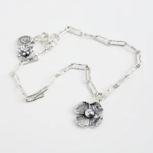 Reversible Flower Anklet