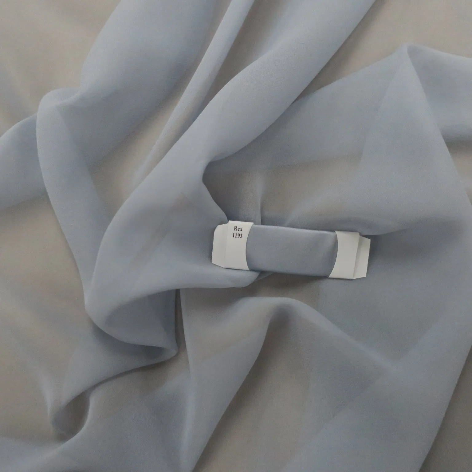 Silk Georgette Chiffon Fabric 54" Powder Blue Solid 10mm 100% Silk