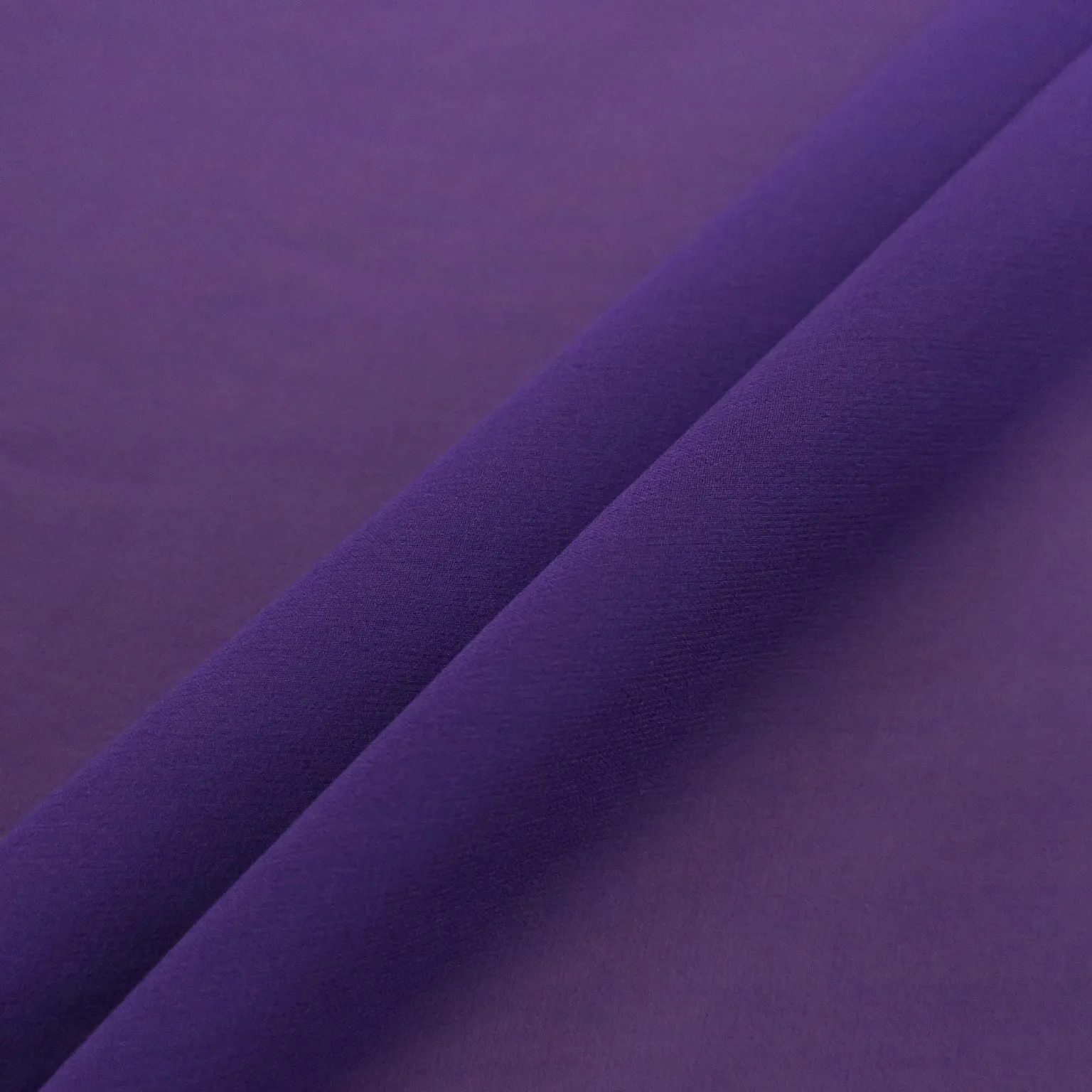 Silk Georgette Chiffon Fabric 54" Purple Solid 10mm 100% Silk