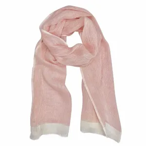 SLATE   SALT Women's Gauze Linen Two Tone Scarf