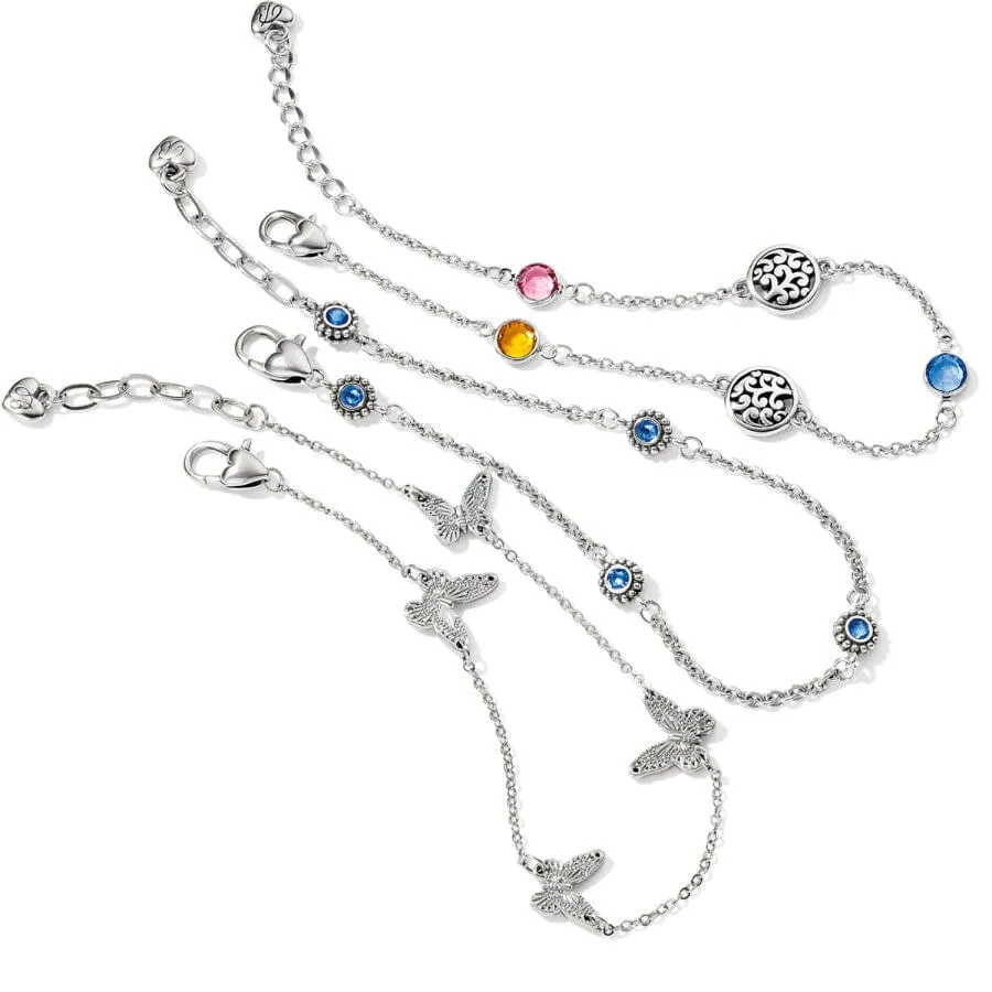 Solstice Butterfly Anklet