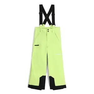 Spyder Kids Propulsion Suspender Pant 2024 Lime Ice