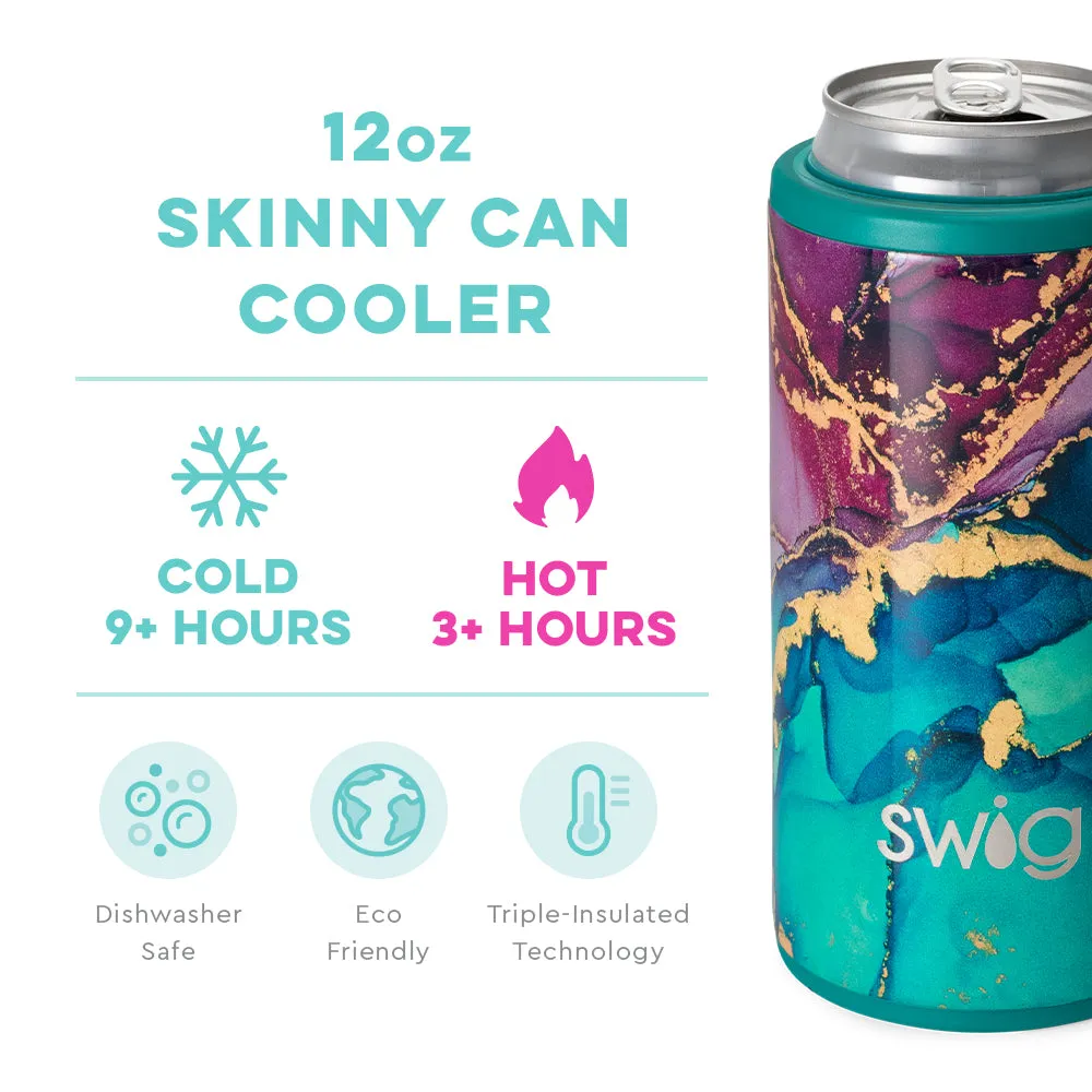 SWIG {GEMSTONE} Skinny Insulated Stainless Steel Can Cooler (12 oz.)