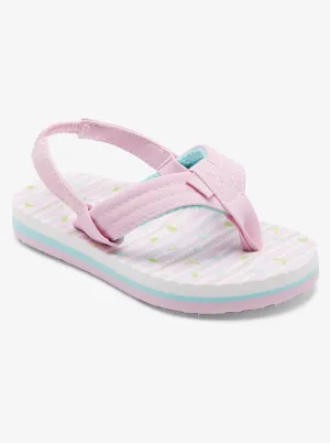 Toddlers Vista Loreto Sandals - White/Lavender