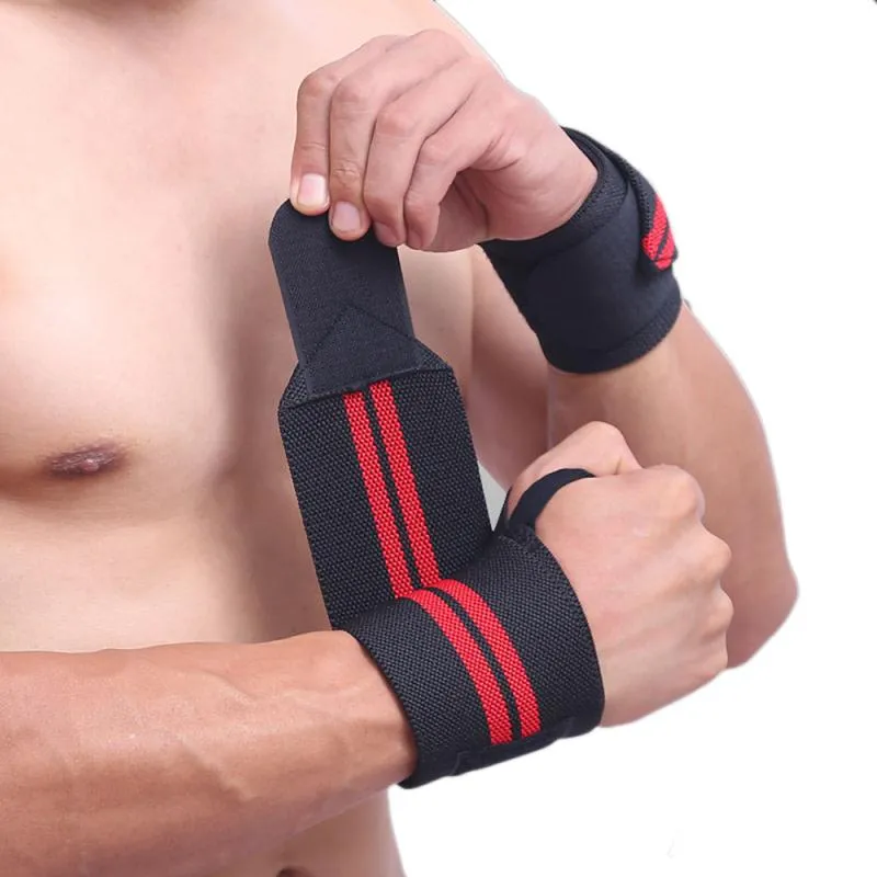 Weight Lifting Wristband Elastic Breathable Wrist Wraps Bandage Gym Fitness Weightlifting