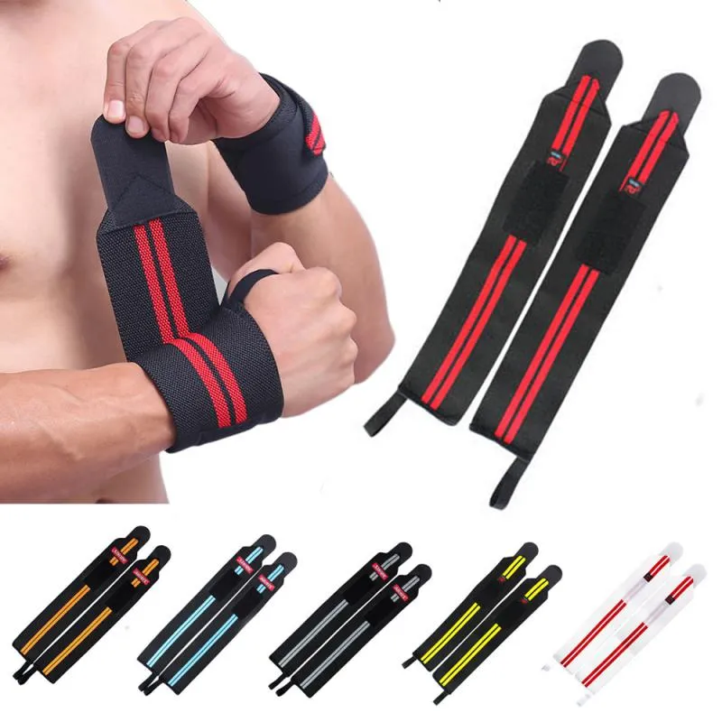 Weight Lifting Wristband Elastic Breathable Wrist Wraps Bandage Gym Fitness Weightlifting