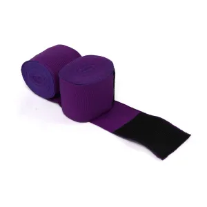 X-Fitness XF3003 Elastic Professional 180 inch Handwraps-PURPLE