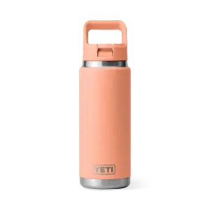 Yeti Rambler 26oz/769ml Bottle with Colour Match Straw Cap - Lowcountry Peach