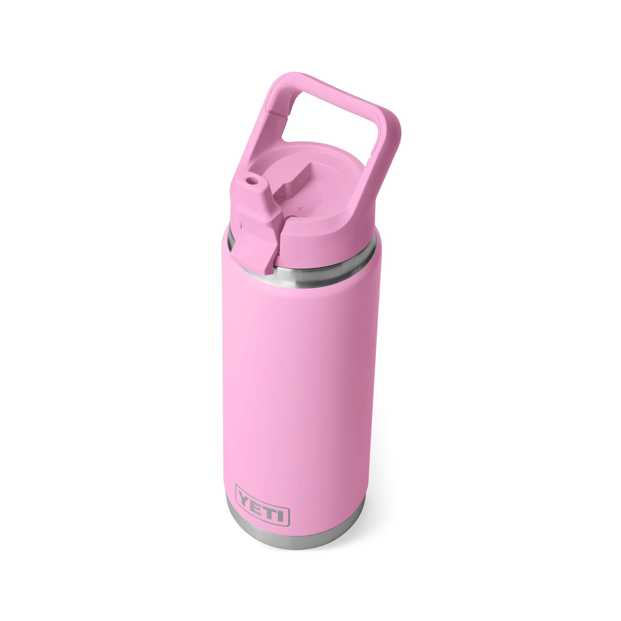 Yeti Rambler 26oz/769ml Bottle with Colour Match Straw Cap - Power Pink